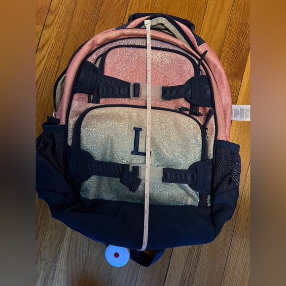 Pottery barn Sparkle Backpack with L embroidered - Picture 12 of 12